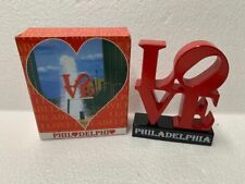 LOVE PHILADELPHIA BRONZE DIE CAST METAL COLLECTIBLE PENCIL SHARPENER NEW / BOX picture