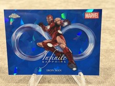 2025 Topps Chrome Marvel Sapphire Iron Man Infinite #IS-5 picture