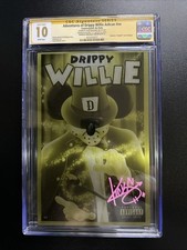 Adventures Of Drippy Willie Houdini CGC 10 Kickstradomis Exclusiv 1/1 Gold Metal picture