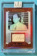 # 1 Card John von Neumann Authentic History Relic Card – 2025 Revelation 1/99 picture