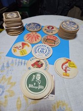 HUGE Vintage Lot Of 85 German Beer Coaster Breweriana picture