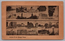 Section B 40 Chicago Views 1908 Vintage Postcard TS-261 picture