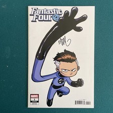 Fantastic Four (Volume 5) #1 Skottie Young Mr. Fantastic variant signed by Young picture