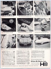 Vilem B Haan Jaguar XKE Accessories Nardi Wheel Los Angeles CA 1960s Print Ad picture