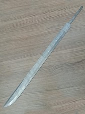 35 inch FULL TANG Custom Hand Forged Damascus Sword Blank Blade Knife Making picture