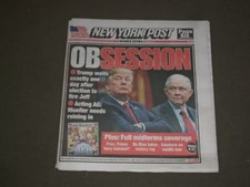 2018 NOVEMBER 8 NEW YORK POST NEWSPAPER - DONALD TRUMP FIRES JEFF SESSIONS picture