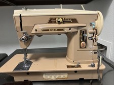 Vintage Singer Sewing Machine 403A Slant-O-Matic No Power Cord picture