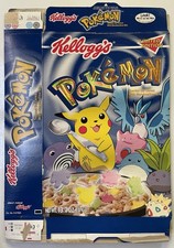 Vintage Kellogg’s Pokémon Limited Edition Cereal Box 2000 Holographic Foil picture