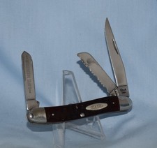 RARE VINTAGE CASE XX BONE STOCKMAN KNIFE 6318 1 DOT 1999 picture
