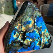 6.29LB Lagre Top Labradorite Crystal Stone Natural Mineral Specimen Healing X08 picture