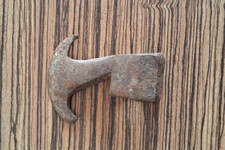 18's Antique Indian hand forged Iron Axe head hatchet collectible heavy used Axe picture