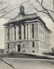 1906 Greenwich Connecticut Town Hall Postcard Greenwich Avenue picture