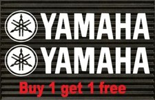 2 X YAMAHA Drum Logo Decal Sticker Truck Music Buy one get one FREE picture