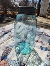Rare Antique Fruit Jar Emb. 