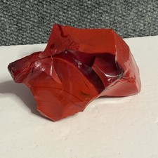 Red Slag Glass Chunk Ruby Cullet Art Glass Rock Display 5+ Lb Aquarium Landscape picture