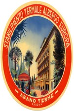 Stabilimento Termale Albergo Europa, Italy (1950s) 🌞🖼️ - Retro Home Decor picture