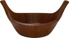 Vintage Dansk Denmark Ihq Staved Teak Viking Serving Bowl by Jens Quistgaard picture