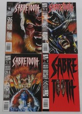 Sabretooth Death Hunt #1-4 VF/NM complete series newsstand variants Mark Texeira picture