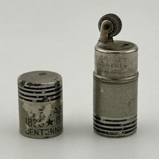 Vintage 1936 Texas Centennial Strikalite Tube Lighter Mini Cigarette 1836 - 1936 picture