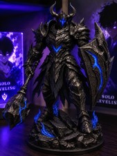 Solo Leveling Iron Shadow Soldier Figure 3D Printed Statue Anime Gamer Decor picture