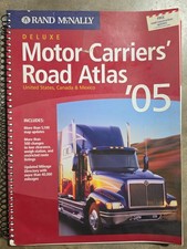 2005 Rand McNally Deluxe Motor Carriers’ Road Atlas Spiral Bound Trucker Atlas picture