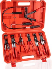 9PCS Hose Clamp Pliers, Long Reach Hose Clamp Tool Remover for Water Hose and Au picture