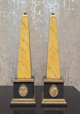 Pair Neoclassical-Style Table Obelisks Port Royal Collection by Chelsea House picture