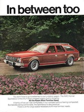 Vintage 1975 AMC Pacer 2-Page Ad Introducing First Wide Small Car American Motor picture