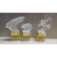 Lalique France Les Mascottes Miniatures Set Lion Phénix Sagittaire 5ml EDP picture
