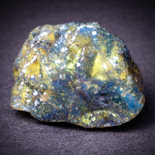 Charming Design Natural Dominican Transl Yellow Blue Amber Rough Specimen 37g picture