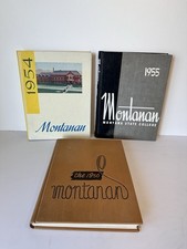 1954 1955 1956 (3) Montana State College Yearbooks The Montanan Bozeman Montana picture