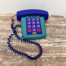 Vintage Conair Phone Retro Telephone SW2006 Teal purple UNTESTED picture