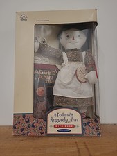 Doll RAGGEDY ANN with book , Volland , Authentic reproduction picture