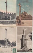RELIGION CATHOLIC STATUES CROSSES France 700 Vintage Postcards pre-1940 (L5777) picture