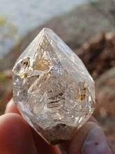 (47g Skeletal)  Rare Clay Included Herkimer 💎 From NY  picture