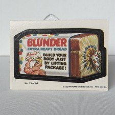 1973 Topps 2nd Wacky Package Blunder Bread #19 picture