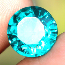 11 Ct Natural D-Green Sapphire Best Round Cut GGI certified Loose Gemstone picture