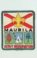 Mobile Area Council AL Maubila Scout Reservation Camp Patch GRN Bdr picture