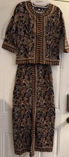 Singapore Airlines Cabin crew Batik Paisley uniform Size 34 NWOT picture
