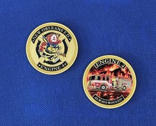 New Orleans Fire Dept Engine 4 Challenge Coin 1.75