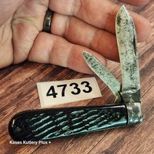 KA-BAR Union Cut Co Swell End Jack Knife Made In USA 3.38