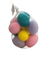 HOBBY LOBBY Flocked Easter Eggs 2.5” EASTER DECOR FILLER 12 Pieces NEW picture