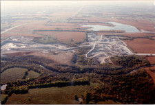 Aerial View Mining Quarry Industrial Landscape Photograph Late 20th Century picture