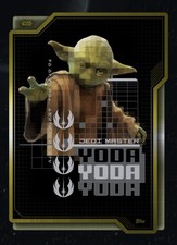 Topps Star Wars Card Trader Gilded Gridded Gallery Gold Epic 150cc Jedi Yoda New picture