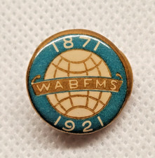 Antique 1921 Woman's American Baptist Foreign Mission Society Pinback pin picture