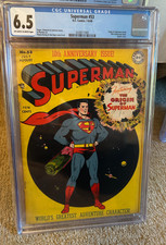 Superman #53 CGC 6.5 UOW/W  Golden Age Orign of Superman Key L@@K picture
