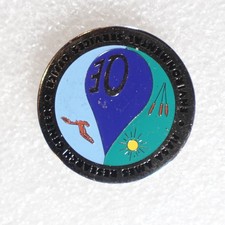 NASA Ames Research Center Environmental Services OE Pinback Button Approx. 0.8