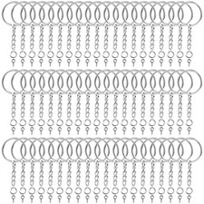 360Pcs Keychain Hardware Set Bulk Rings Chains Jump Rings Screw Eye Pins DIY picture