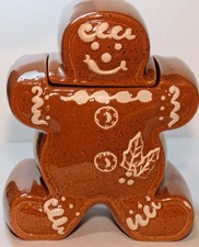 The Cooks Bazaar Gourmet Collection Ceramic Gingerbread Cookie Jar picture