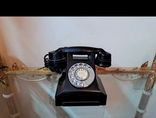 Rare Vintage GPO 332 Bakelite Phone – TMC UK Arabic Dial – Mi. East Export 1940s picture
